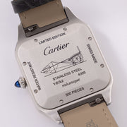 Cartier Santos Dumont Steel and Rose Gold Limited Edition Salmon Dial