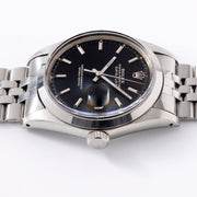 Rolex Datejust Black Gilt Dial Box and Papers Ref 1600