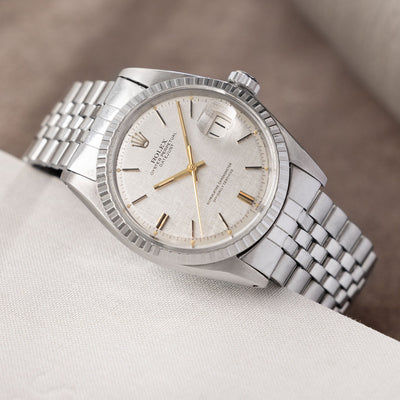 Rolex Datejust ref. 1603 Linen Silver Dial