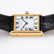 Cartier Paris Tank Louis 18kt Yellow Gold Jaeger Movement 1960s