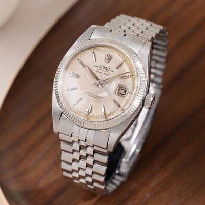 Rolex Datejust ref. 6305 Ovettone "Black depth dial"