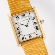 Cartier Jumbo Tank Automatique 18k yellow gold “Paris Dial”