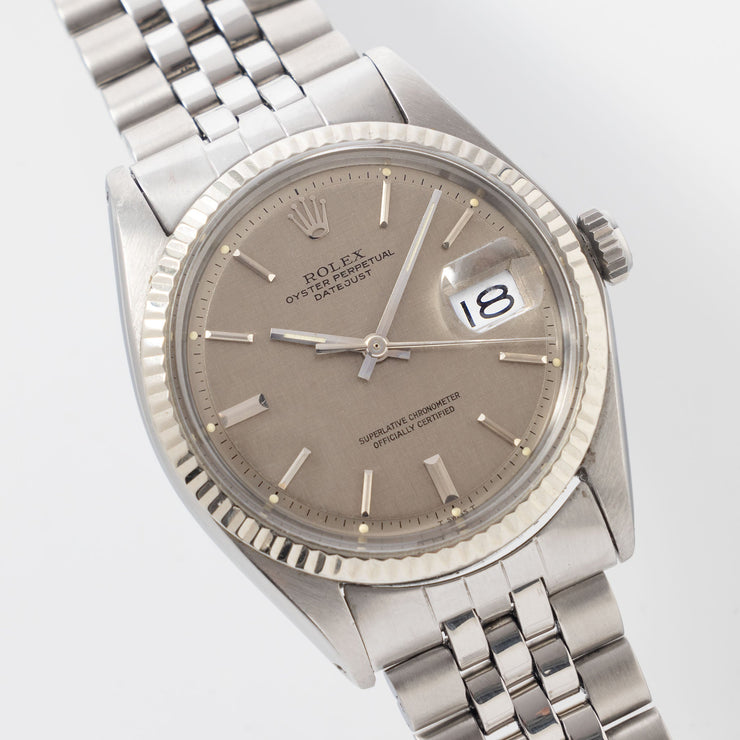 Rolex Datejust Grey Linen dail ref 1601