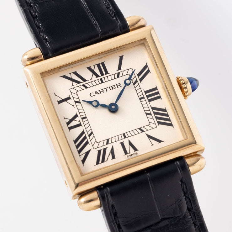 Cartier Tank Obus 18kt Yellow Gold Ref 1630