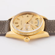 Rolex Day-Date Yellow Gold Champagne Linen Dial Ref 1807