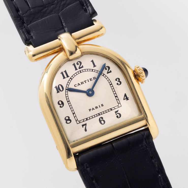 Cartier Calandre 18kt Yellow Gold Manual WInd