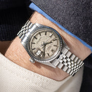 Rolex Datejust Grey Linen Dial Ref 1603