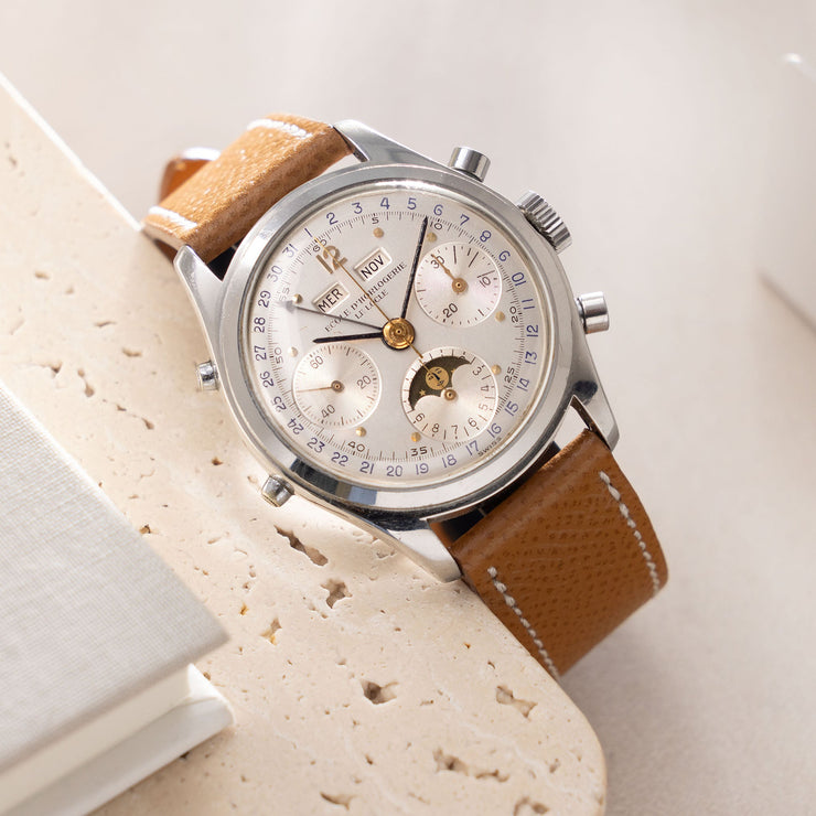 Triple Date Chronograph Moonphase Spillmann Case Ecole D&