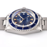 Tudor Submariner ref. 79090 Blue dial with vivid patina