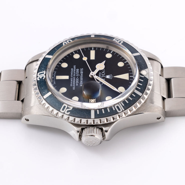 Rolex Submariner 1680 Mk2 White Dial Faded to Blue Inlay 