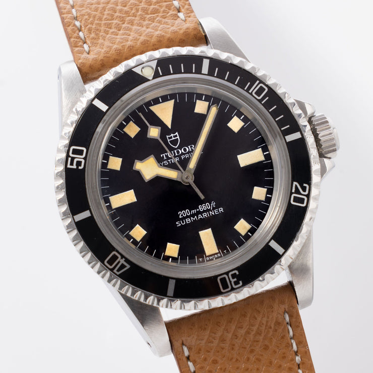 Tudor Submariner Snowflake 9401/0 vivid patina with box and Tudor service