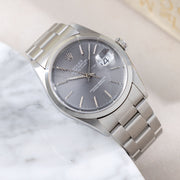 Rolex Datejust Ref. 16200 Grey Tapestry Dial With Box and Service Papers