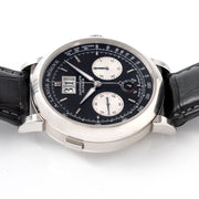 A. Lange & Söhne Datograph Flyback Chronograph 405.035 up/down in Platinum with box and papers