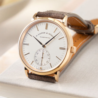 A. Lange & Söhne Saxonia Automatic 380.033 18k Rose gold full set