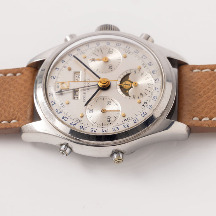 Triple Date Chronograph Moonphase Spillmann Case Ecole D&