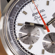 Enicar Sherpa Graph Mk4 White Dial Chronograph Ref 072-02-01