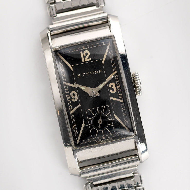 Eterna Steel Dress Watch 1940s