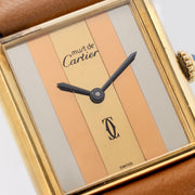 Cartier Tank must de Cartier Trinity dial big size handwound