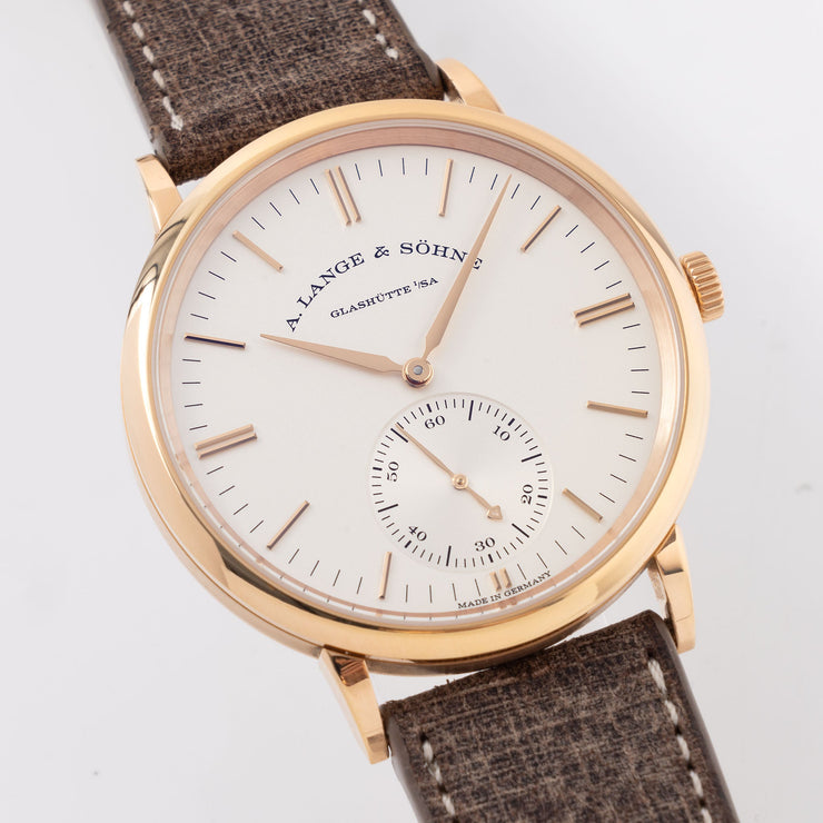 A. Lange & Söhne Saxonia Automatic 380.033 18k Rose gold full set