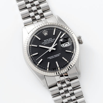 Rolex Datejust Black Dial 1601