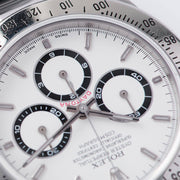 Rolex Daytona Steel 16520 White Dial