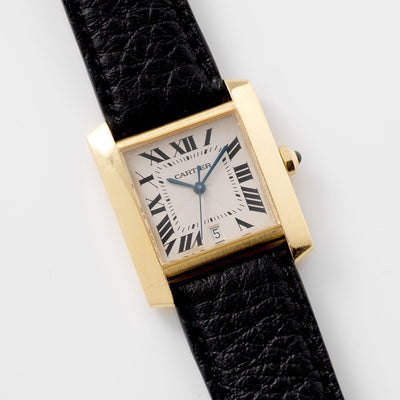 Cartier Tank Francaise Gold Ref 1840