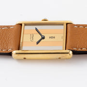 Cartier Tank must de Cartier Trinity dial big size handwound