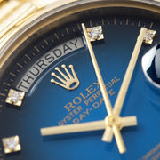 Rolex Day-Date Blue Dégradé Dial 18028