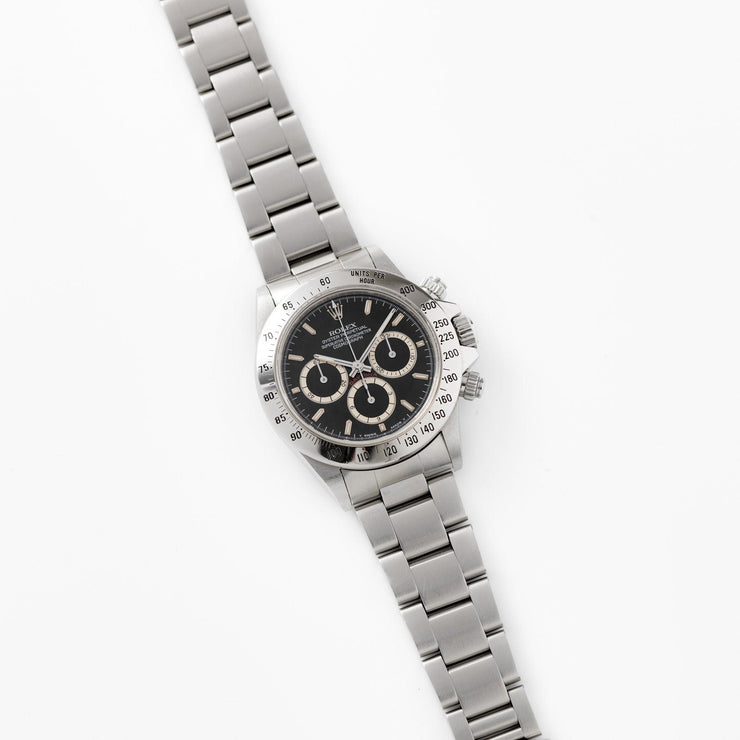 Rolex Daytona Steel 16520 Black Four Line Dial