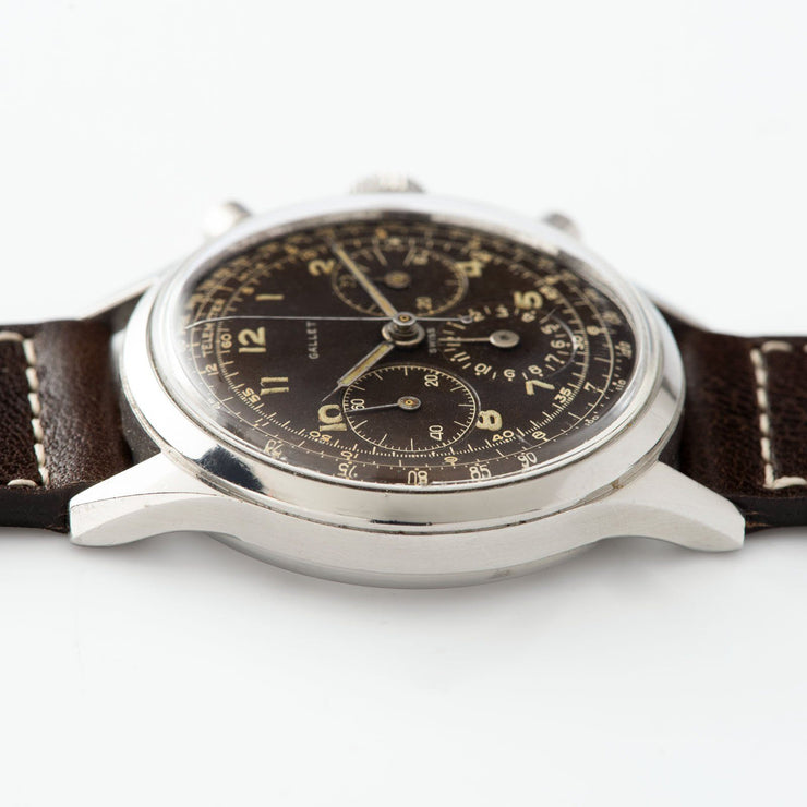 Gallet Multichron Steel Chronograph 12H 