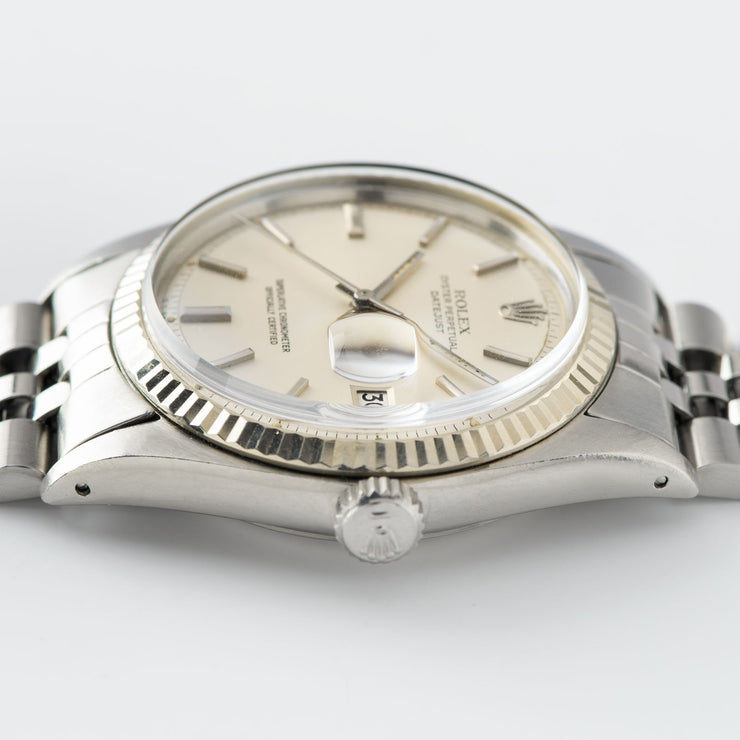 Rolex Datejust 1601 Silver Sigma Dial 