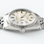 Rolex Datejust Silver Sigma Black Markers Dial 1603