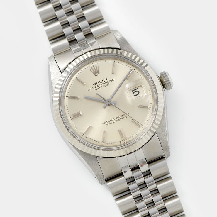 Rolex Datejust 1601 Silver Pie Pan Dial