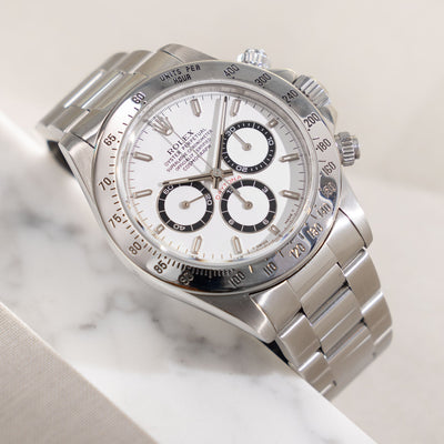 Rolex Cosmograph Daytona 16520 White Mk5 Dial