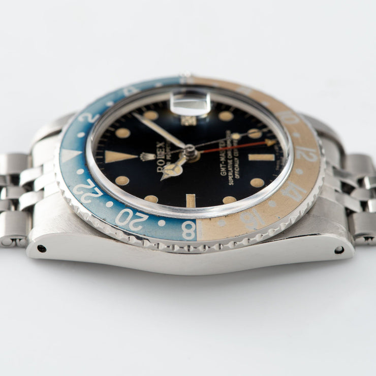 Rolex 1675 Gilt Dial GMT Master Faded Insert