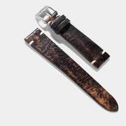 Woodie Brown Leather Watch Strap