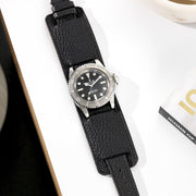 Newman Rich Black Leather Watch Strap