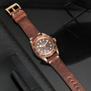 Tudor Bronze Perfect Match Siena Leather Watch Strap