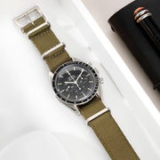 Omega Deluxe Nylon Nato Watch Strap Olive Drab Green