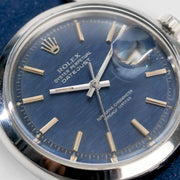 Rolex Datejust Blue Brick Dial Reference 1600