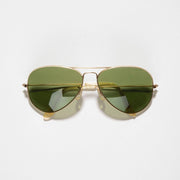 Vintage Green Aviator Sunglasses