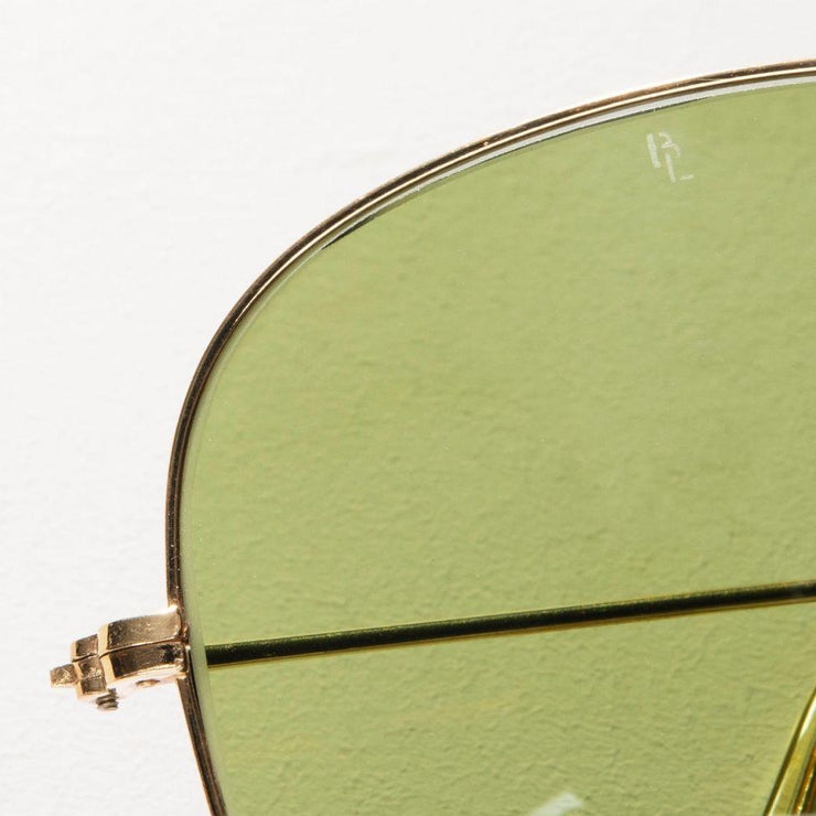 Vintage Green Aviator Sunglasses