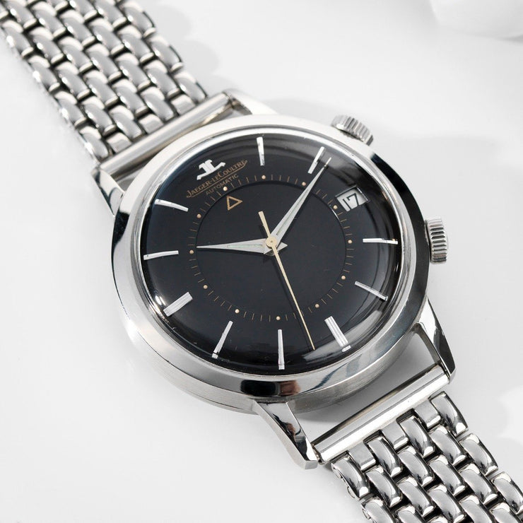 Jaeger leCoultre Memovox Black Gilt Dial Ref. E855