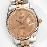 Rolex Datejust Two Tone ‘Rose’ Gold 1601