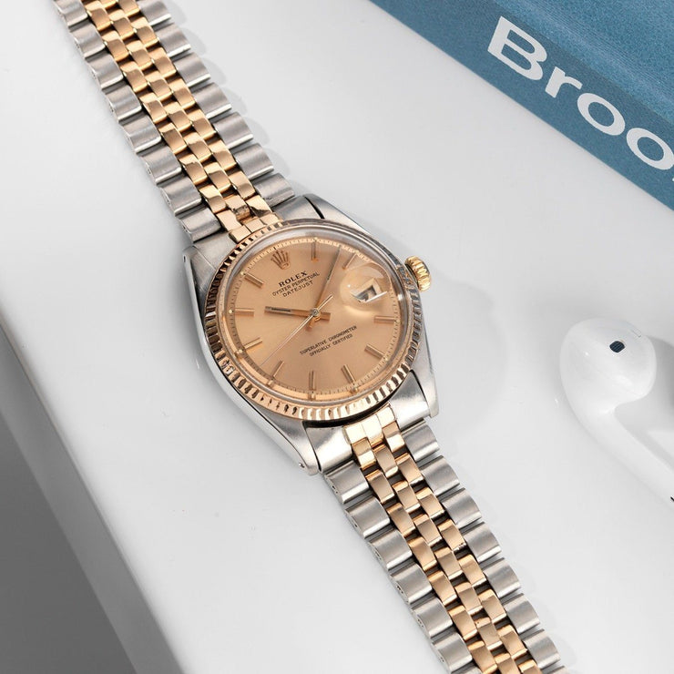 Rolex Datejust Two Tone ‘Rose’ Gold 1601