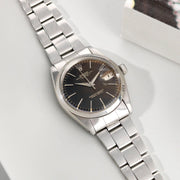 Rolex Date Black Gilt Tropical Dial Reference 1500