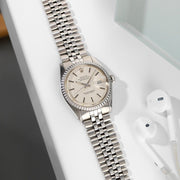 Rolex Datejust Flat Silver Dial 1603