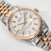 Rolex Datejust Two Tone ‘Rose’ Gold 1601