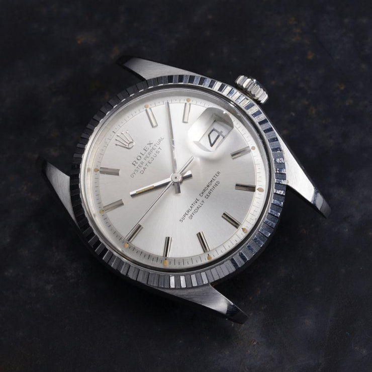 ROLEX DATEJUST 1603 SILVER SIGMA DIAL