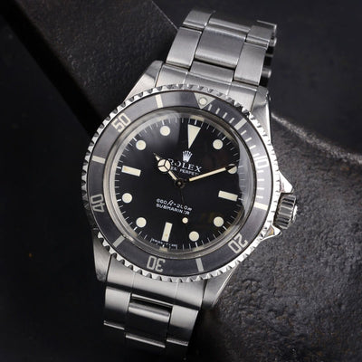 ROLEX 5513 SERIF DIAL GREY BEZEL